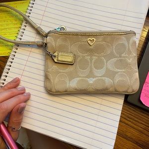 Gently used Coach wristlet